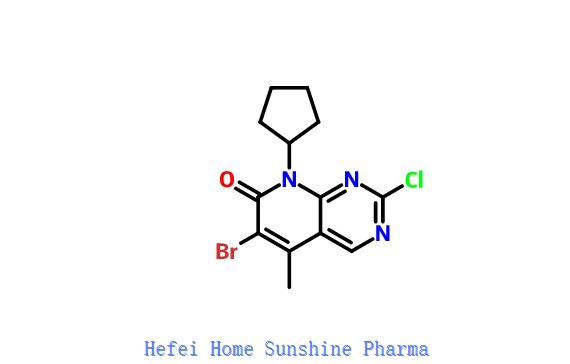 6-broMo-2-kloro-8-ciklopentil-5-metilpirido [2,3-d] piriMidin-7 (8H) -on CAS 1016636-76-2