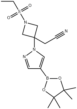 3-Azetidineacetonitrile,1-(etilsulfonil)-3-[4-(4,4,5,5-tetrametil-1,3,2-dioksaborolan-2-yl)-1H-pyrazol-1-yl]- CAS 1919837-50-5