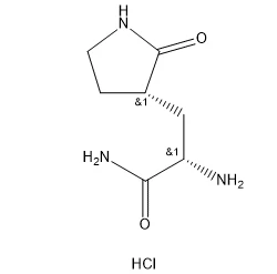 3-Pirolidinpropanamid, -amino-2-okso-, hidroklorid CAS 2628280-48-6