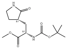 Metil (S)-2-(Boc-amino)-3-[(S)-2-okso-3-pirolidinil]propanoat CAS 328086-60-8